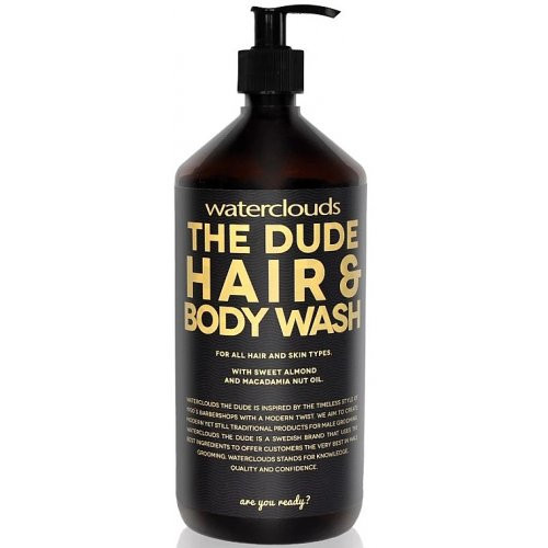 Waterclouds Šampūnas ir kūno prausiklis vyrams The Dude Hair and Body Wash