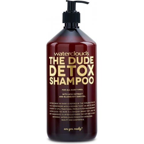 Waterclouds Giliai valantis plaukų šampūnas The Dude Detox Shampoo