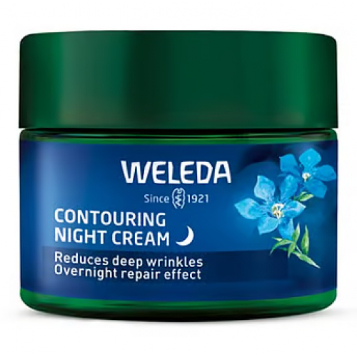 Weleda Stangrinamasis naktinis veido kremas Blue Gentian & Edelweiss Contouring Night Cream