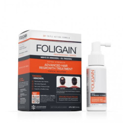 Foligain Plaukų augimą skatinanti priemonė vyrams Advanced Hair Regrowth For Men Minoxidil 5% + Trioxidil 5%