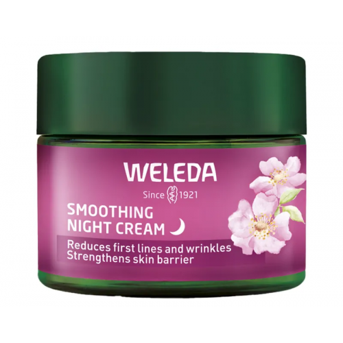 Weleda Naktinis veido kremas Wild Rose & White Tea Smoothing Night Cream