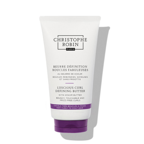  Christophe Robin Luscious Curl Defining Butter Garbanų sviestas