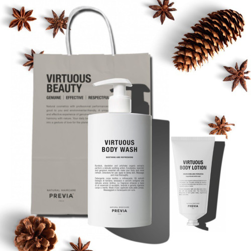 PREVIA Virtuous Kūno priežiūros priemonių rinkinys