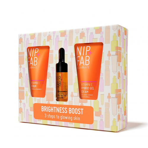 NIP + FAB Veido priežiūros priemonių rinkinys su vitaminu C Brightness Boost Gift Set