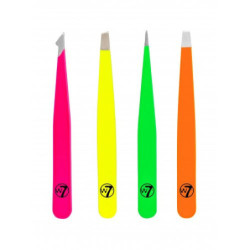 W7 Cosmetics Pincetų rinkinys Glow Getter Neon Tweezer Kit