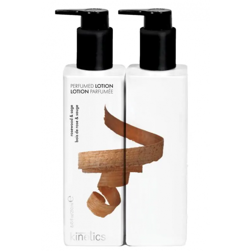 Kinetics Parfumuotas losjonas rankoms ir kūnui su raudonmedžiu ir šalaviju Hand & Body Lotion Rosewood & Sage