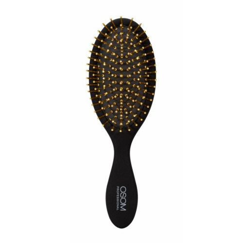 OSOM Professional Prabangus plaukų šepetys Hair Brush With Gold Plated Pins