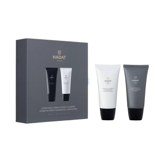 Hadat Cosmetics Plaukų priežiūros priemonių rinkinys Root Strengthening & Nourishing Mini Gift Box