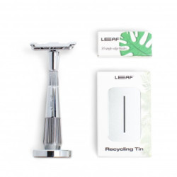 Leaf Shave Rinkinys su vienašmeniu skustuvu Twig Single Edge Kit