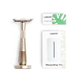 Leaf Shave Rinkinys su vienašmeniu skustuvu Twig Single Edge Kit