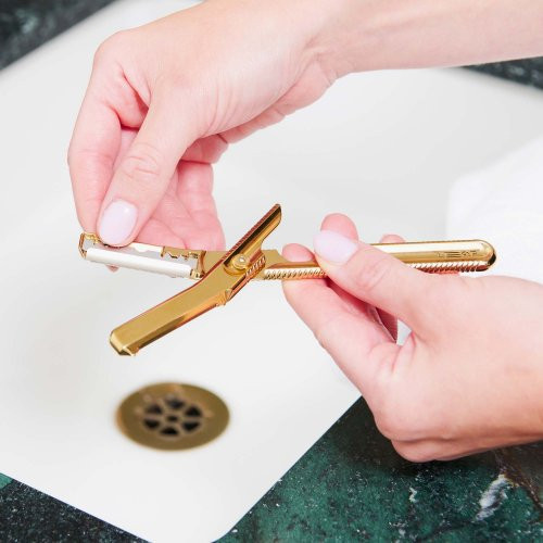 Leaf Shave Skustuvas veidui ir antakiams Dermaplaner