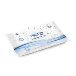 LEA Drėgnos servetėlės kūdikiams Soft&Care Talcum Baby Wipes