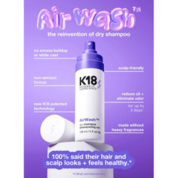 K18 Sausas plaukų šampūnas AirWash Dry Shampoo