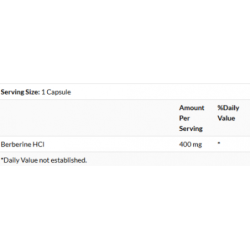 Swanson Berberinas (Natūralus) 400 mg, 60 kapsulių