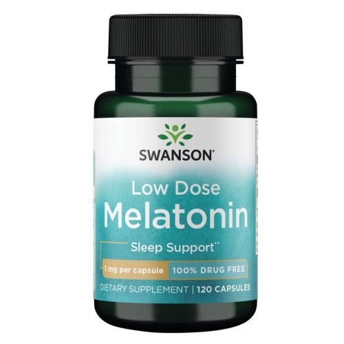 SWANSON Maisto papildas Melatoninas Low Dose Melatonin 1 mg