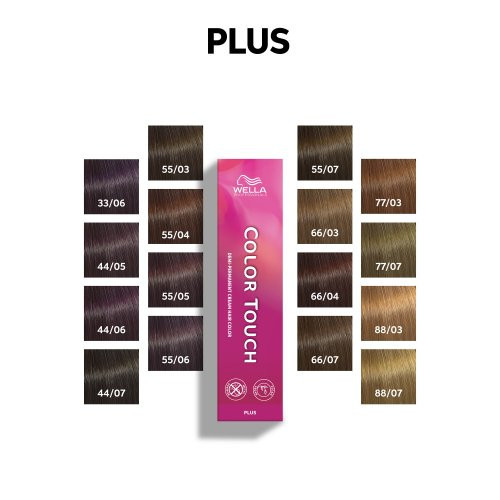 Wella Professionals Color Touch Plus Demi-Permanent Hair Color Pusiau permanentiniai plaukų dažai