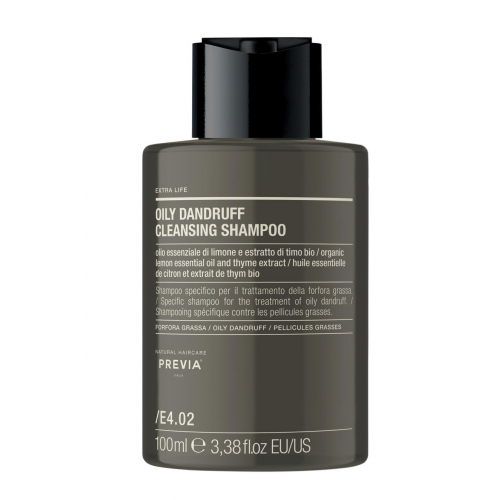 PREVIA Šampūnas nuo riebių pleiskanų Extra Life Oily Dandruff Clenasing Shampoo