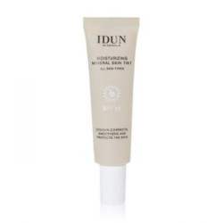 IDUN Drėkinamasis veido kremas su atspalviu Moisturizing Skin Tint With SPF30