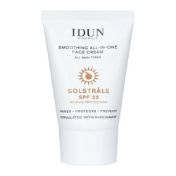 IDUN Drėkinamasis veido kremas su SPF25 Smoothing All-In-One Face Cream