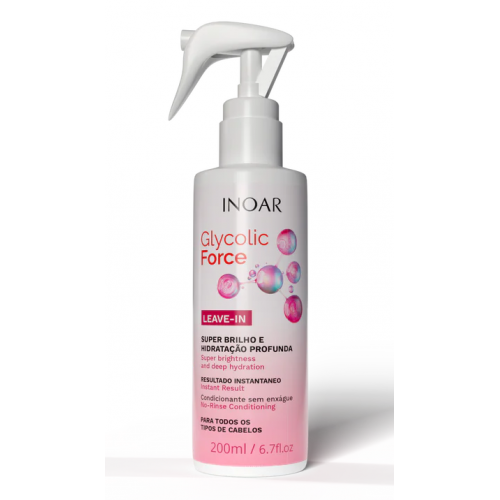 Inoar Nenuplaunamas balzamas Glycolic Force Leave In