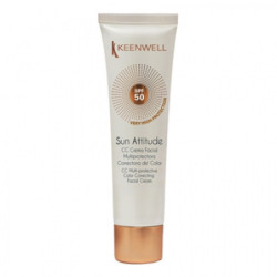 Keenwell Apsauginis CC kremas su spalva veidui SPF50 Sun Atitude CC Multi-Protective Cream