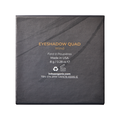 Inika Organic Akių šešėlių paletė Eyeshadow Quad Palette