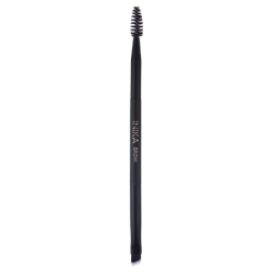 Inika Organic Dvipusis antakių šepetėlis Brow Brush