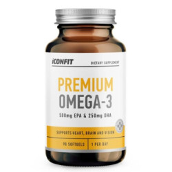 Iconfit Maisto papildas Premium Omega 3 Capsules