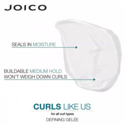 Joico Gelis garbanoms formuoti Curls Like Us Define & Seal Curl Defining Gelee