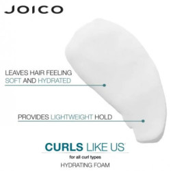 Joico Drėkinančios garbanų putos Curls Like Us Smooth & Bounce Curl Hydrating Foam