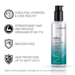 Joico Garbanų formavimo kremas Curls Like Us Hydrate & Define Curl Crème Styler
