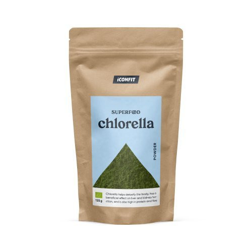 Iconfit Chlorelės milteliai Chlorella Powder Natural