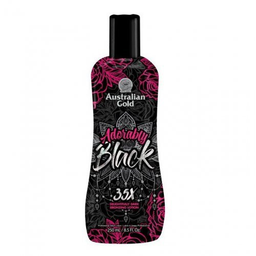 Australian Gold Soliariumo losjonas intensyviam tamsiam įdegiui Sinfully Black 35x Delightfully Dark Bronzing Lotion