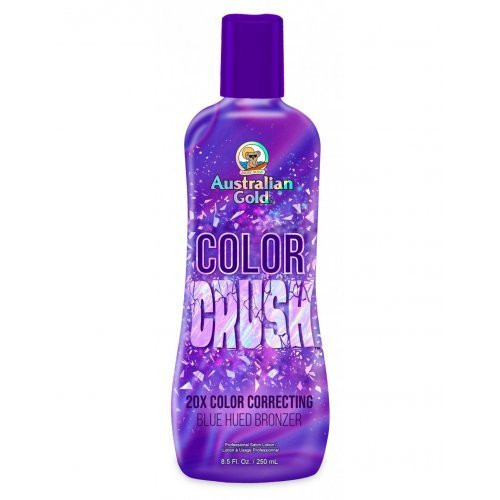 Australian Gold Soliariumo losjonas su spalvą koreguojančiu efektu Color Crush 20x Color Correcting Blue Hued Bronzer