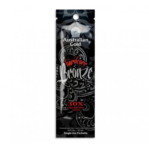 Australian Gold Soliariumo losjonas intensyviam įdegiui Hardcore Black 30x Dark Bronzing Lotion