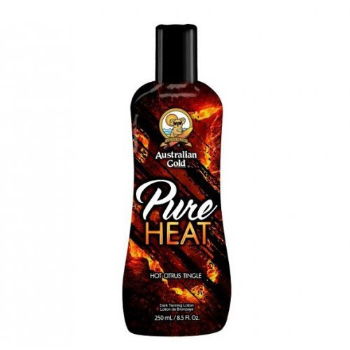 Australian Gold Soliariumo losjonas su dilgčiukais Pure Heat Dark Tanning Lotion