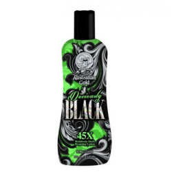 Australian Gold Soliariumo losjonas sodriam įdegiui Deviously Black 45× Dark Bronzing Lotion