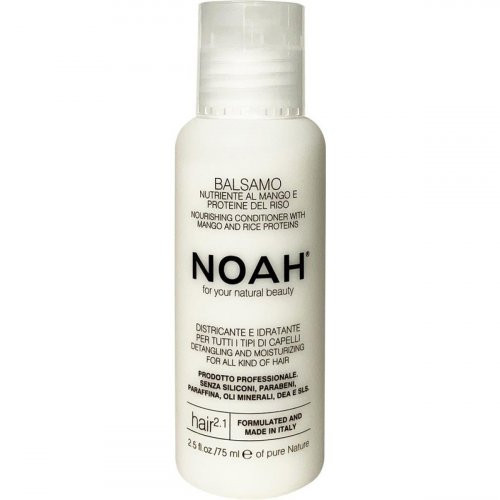 Noah Maitinamasis plaukų balzamas lengvinantis plaukų iššukavimą 2.1 Nourishing Conditioner With Mango And Rice Proteins
