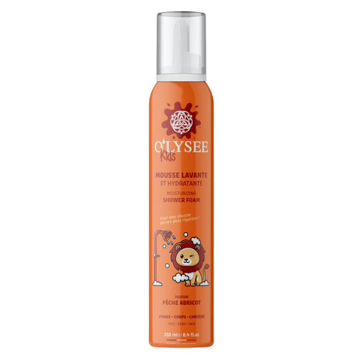 Dušo putos vaikams Kids 3 in 1 Moisturizing Whipped Shower Foam Peach and Apricot