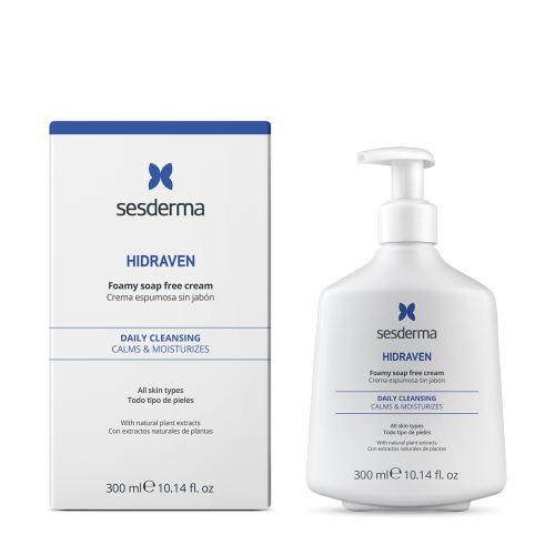 SESDERMA HIDRAVEN Foamy Soap Free Cream Bemuilis putojantis prausiklis