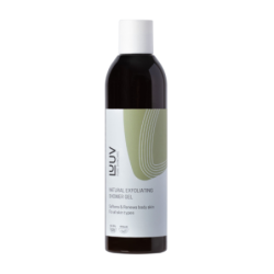 Luuv Natural Exfoliating Shower Gel with Bamboo šveičiamoji dušo želė