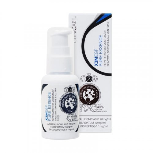 Cliniccare Priešuždegiminio poveikio drėkinanti esencija veidui X3M EGF Pure Essence Moisturizer