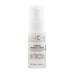 Cliniccare Priešraukšlinis drėkinamasis kremas akių ir lūpų sričiai HYAL+ Lip & Eye Renewal Cream