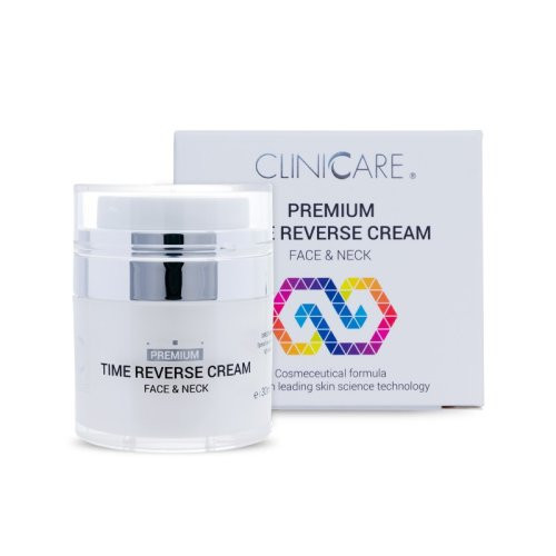 Cliniccare Priešraukšlinis stangrinamasis kremas veidui ir kaklui Premium Time Reverse Cream Face & Neck