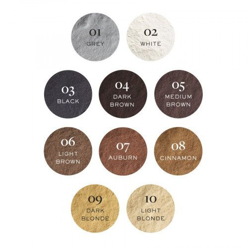 Nanogen Tamsiai ruda plaukų efektą sukurianti pudra-skaidulos Keratin Hair Fibres Dark Brown