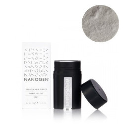 Nanogen Pilka plaukų efektą sukurianti pudra-skaidulos Keratin Hair Fibres Grey