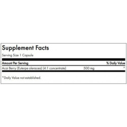SWANSON Acai uogų ekstraktas Acai Berry Antioxidant Support 500mg