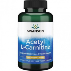 SWANSON Maisto papildas Acetil L-Karnitinas Acetyl L-Carnitine 500mg