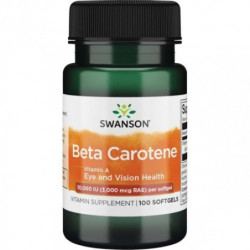 SWANSON Beta karotenas (vitaminas A) Beta Carotene Vitamin A Eye and Vision Health 10.000 IU