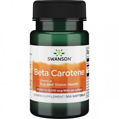 Beta karotenas (vitaminas A) Beta Carotene Vitamin A Eye and Vision Health 10.000 IU